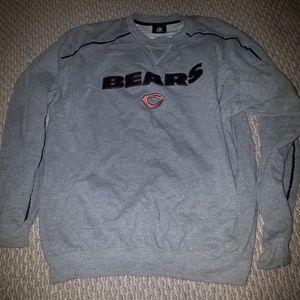Vintage Chicago Bears Grey Pullover Authentic Mens